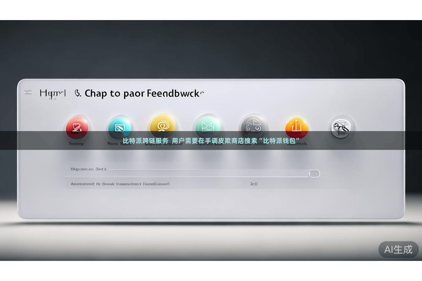 比特派跨链服务 用户需要在手调皮欺商店搜索“比特派钱包”