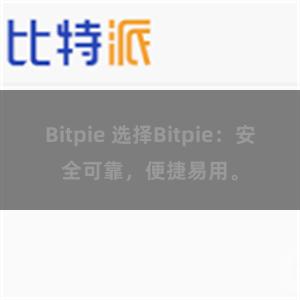 Bitpie 选择Bitpie：安全可靠，便捷易用。