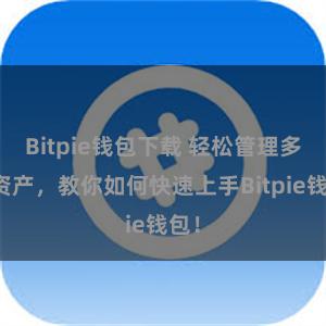 Bitpie钱包下载 轻松管理多链资产，教你如何快速上手Bitpie钱包！