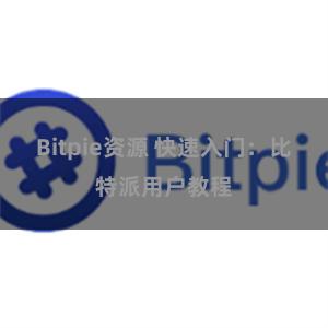 Bitpie资源 快速入门：比特派用户教程