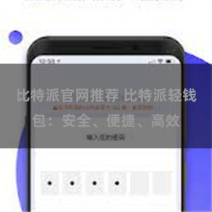 比特派官网推荐 比特派轻钱包：安全、便捷、高效
