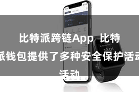 比特派跨链App  比特派钱包提供了多种安全保护活动